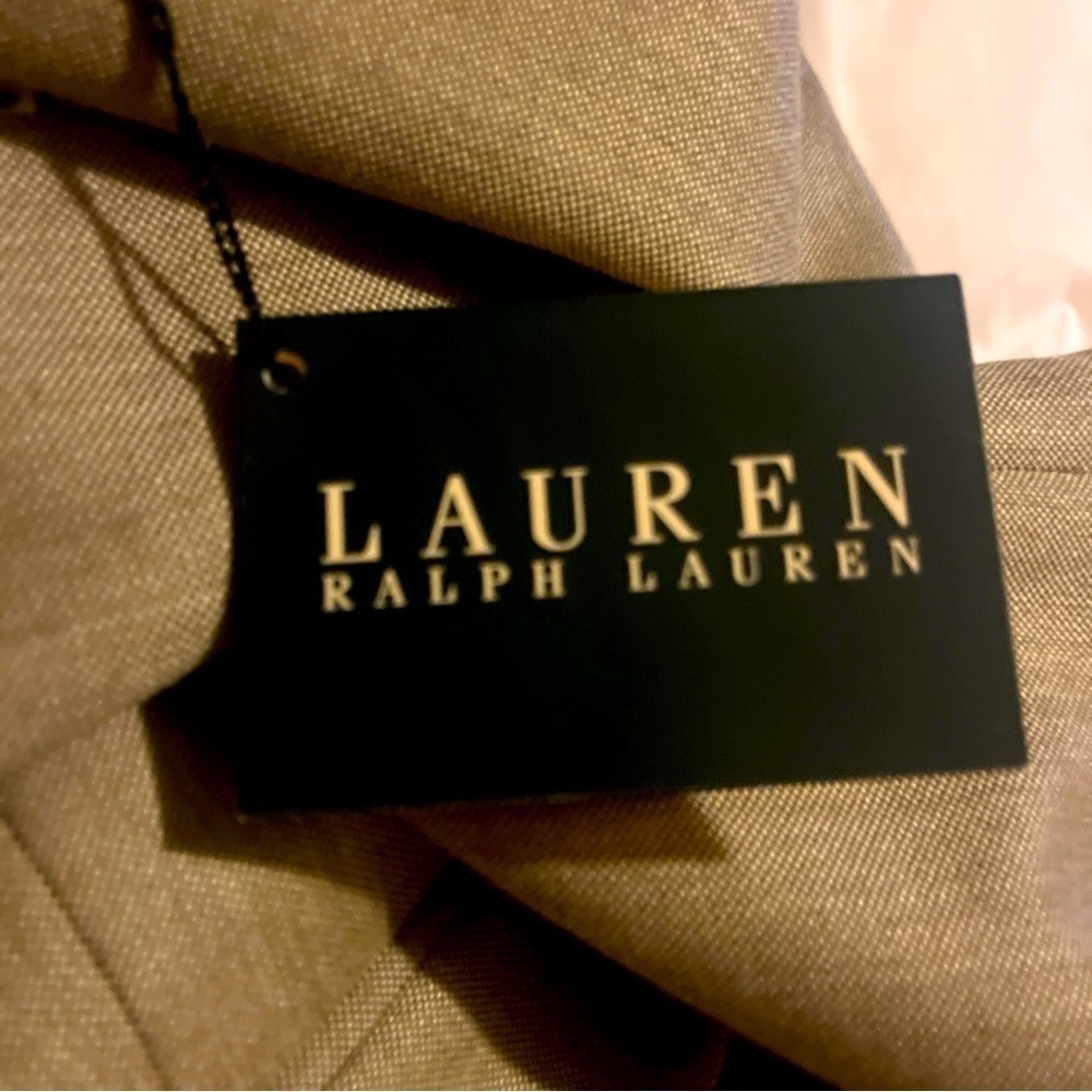 NWT Lauren Ralph Lauren Lela 14RX8188 Men's Tan Blazer Jacket 44 Regular - Picture 8 of 11